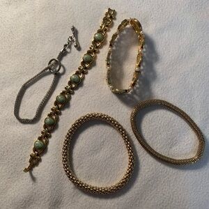 5 bracelets costume jewelry